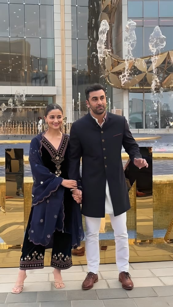 Alia Bhatt Inspired Designer Velvet Suit Set